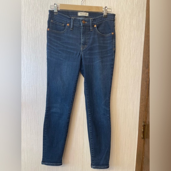 Madewell 9" High Rise Skinny Jeans - Size 27P - Classic Skinny Fit, Comfortable - Picture 1 of 7